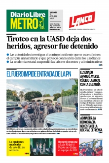 Versión impresa Diario Libre - 16 de octubre de 2025